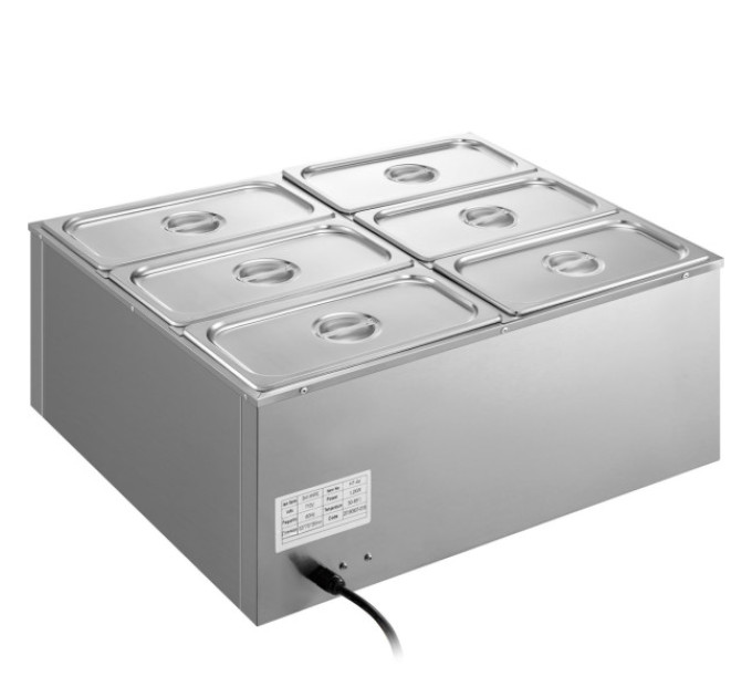 Підігрівач для буфетів VEVOR 6 x 5,3 л