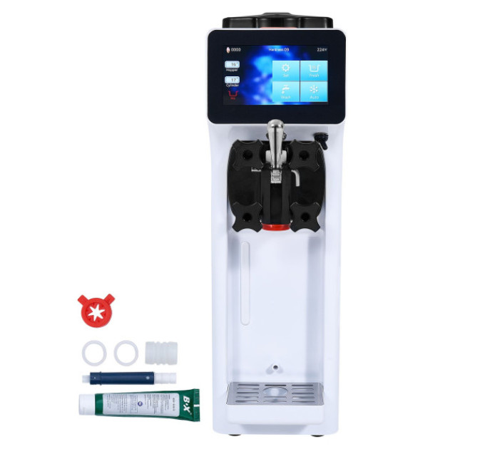 Машина для м'якого морозива VEVOR BQL-9200ST, продуктивність 10 л/год, один смак