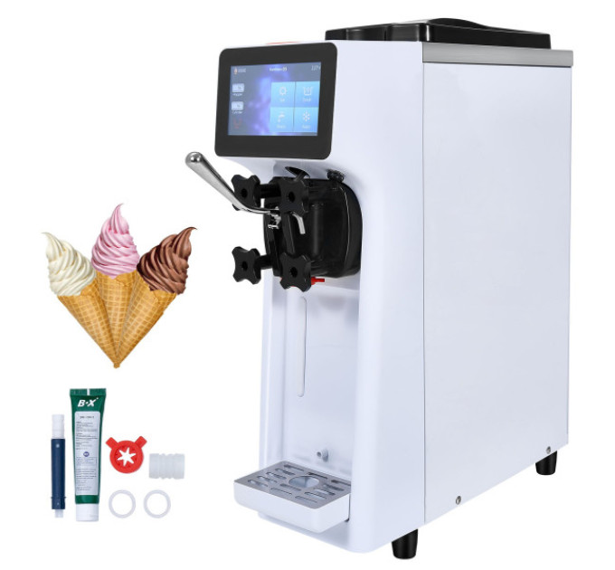 Машина для м'якого морозива VEVOR BQL-9200ST, продуктивність 10 л/год, один смак