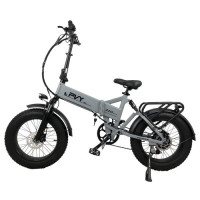 Складний електровелосипед PVY Z20 Plus 1000W 48V 16.5Ah акумулятор - сірий