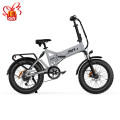 Складний електровелосипед PVY Z20 Plus 1000W 48V 16.5Ah акумулятор - сірий