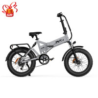 Складний електровелосипед PVY Z20 Plus 1000W 48V 16.5Ah акумулятор - сірий