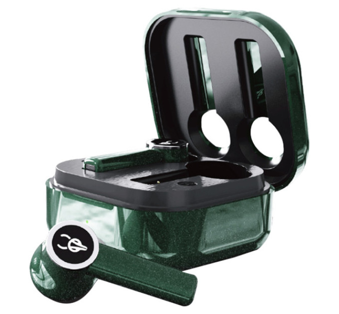 Бездротові навушники Sabbat E18 TWS Bluetooth 5.2, колір Aurora Green