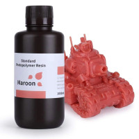 Фотополімерна смола для 3D принтера ELEGOO Standard Resin 1000G Maroon