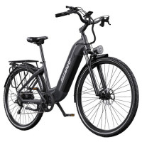Електричний велосипед ONESPORT OT05 Pro, двигун 250 Вт, акумулятор 36 В 22,5 Аг - сірий