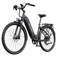 Електричний велосипед ONESPORT OT05 Pro, двигун 250 Вт, акумулятор 36 В 22,5 Аг - сірий