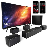 Саундбар Ultimea Poseidon D80 7.1 + 1 пара * стійки для динаміків Steady 300