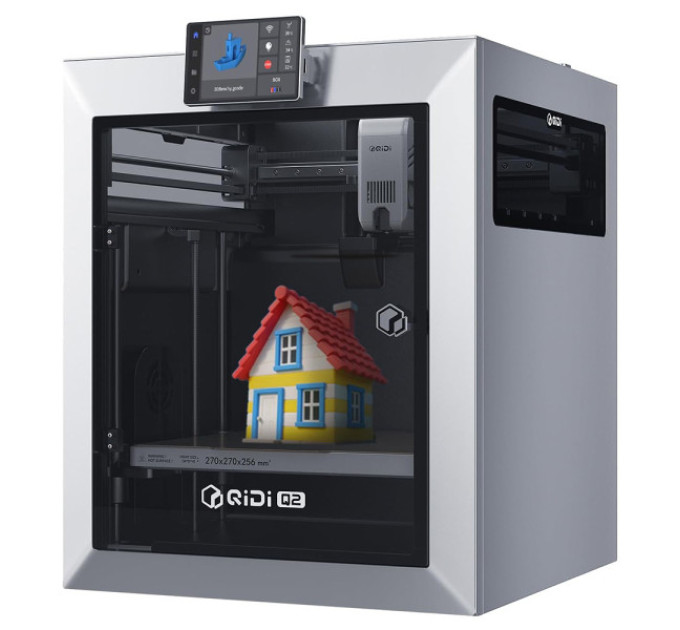 3D-принтер QIDI TECH Q2 – висока точність, сопло 370°C, камера зі штучним інтелектом, 270×270×256 мм