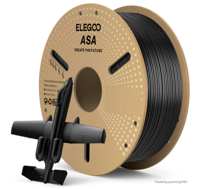 Філамент ELEGOO ASA Black 1KG 1.75mm, 1kg (50.203.0708)