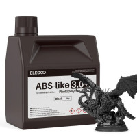 Фотополімерна смола для 3D принтера ELEGOO ABS-Like Resin V3.0+ 2000G Black