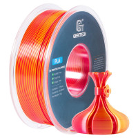 Двоколірний PLA-філамент Geeetech Silk 1 кг - золотий та червоний