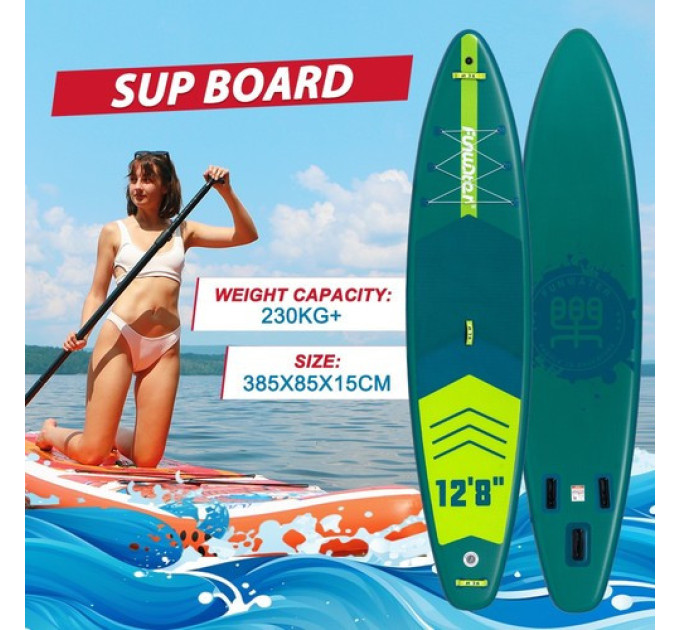 Дошка для веслування стоячи FunWater SUPFW41A 385*85*15 см