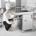 Електрична м'ясорубка VEVOR DJ-42 для комерційних потреб 16,65 кг/хв, 4000 Вт, з нержавіючої сталі