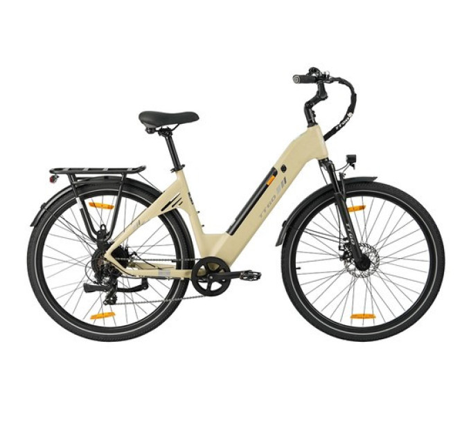 Електричний велосипед TTGO C3 SE, двигун 250 Вт, акумулятор 36 В 18 Аг - жовтий