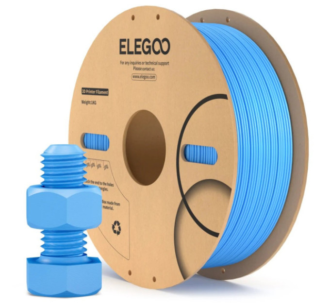 Філамент ELEGOO ABS Sky Blue 1KG 1.75mm, 1kg (50.203.0848)