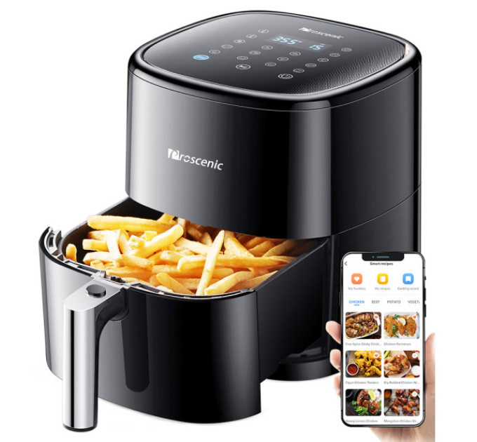 Електрична аерофритюрниця Proscenic T22 Smart/Об'єм 5 л/1500 Вт