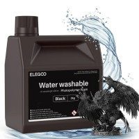 Фотополімерна смола для 3D принтера ELEGOO Water Washable Resin 2000G Black