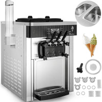 Комерційна машина для морозива VEVOR YKF-8218T 2200 Вт, 2 x 6 л, настільний виробник морозива