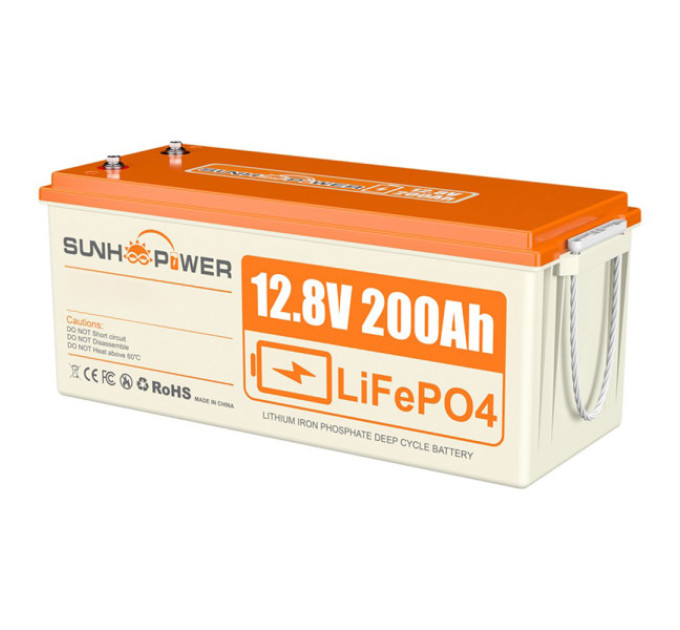 Акумулятор SUNHOOPOWER 12V 200Ah LiFePO4