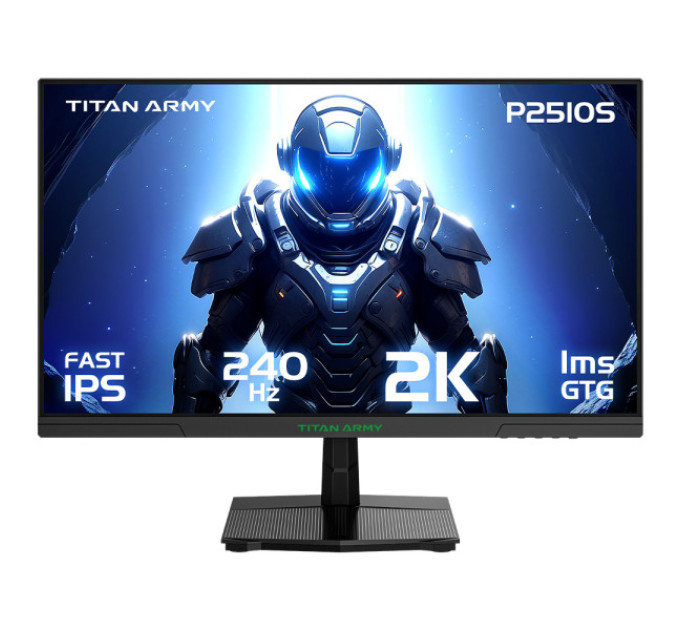 TITAN ARMY P2510S Швидкий ігровий монітор IPS QHD 240 Гц