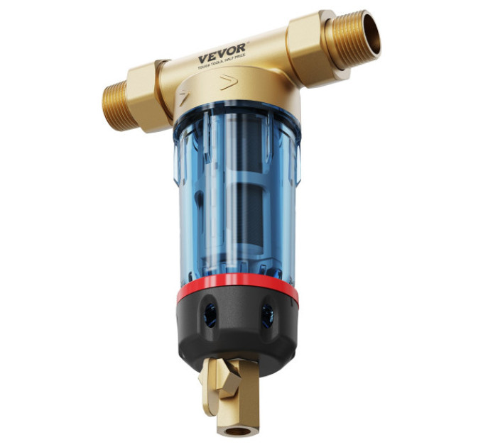 Осадовий фільтр для колодязної води VEVOR Spin Down Filter 	BSK-T2-S3-G   3/4