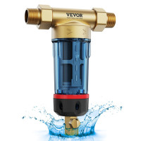 Осадовий фільтр для колодязної води VEVOR Spin Down Filter 	BSK-T2-S3-G   3/4" GM + 1" GM + 3/4" GF 