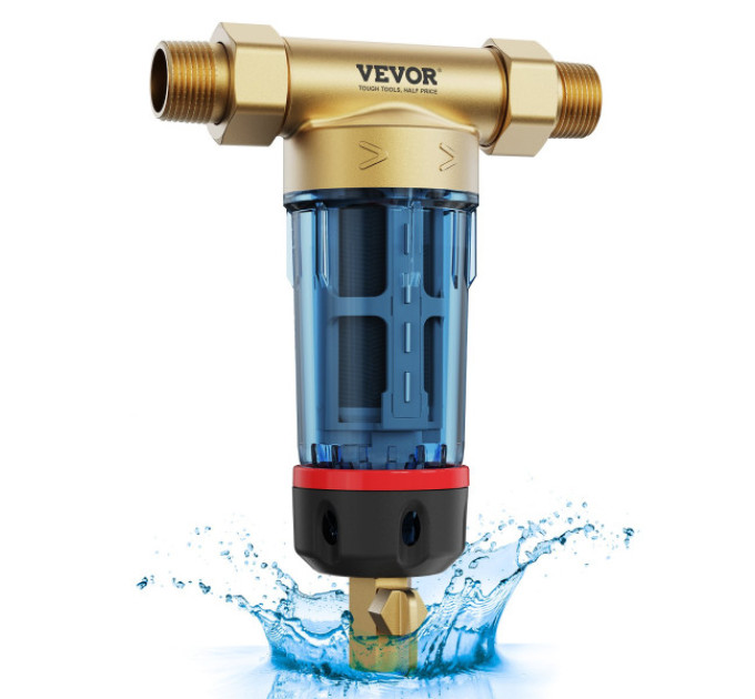 Осадовий фільтр для колодязної води VEVOR Spin Down Filter 	BSK-T2-S3-G   3/4