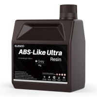 Фотополімерна смола для 3D принтера ELEGOO ABS-Like Ultra Resin 2000G Grey
