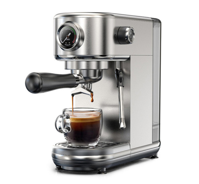 Кавоварка для еспресо HiBREW H10B, тиск екстракції 20 бар, регульована температура та об'єм чашки