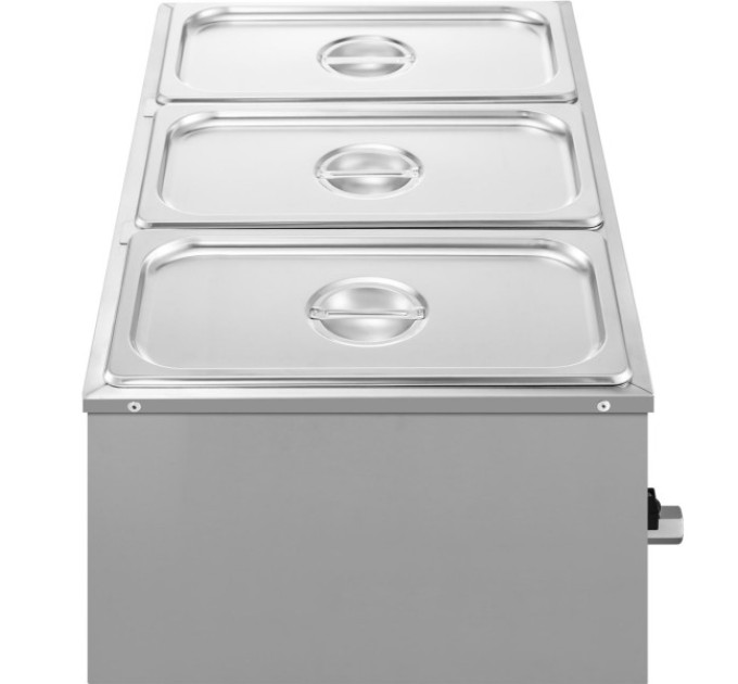 Підігрівач для буфетів VEVOR 3 x 5,3 л
