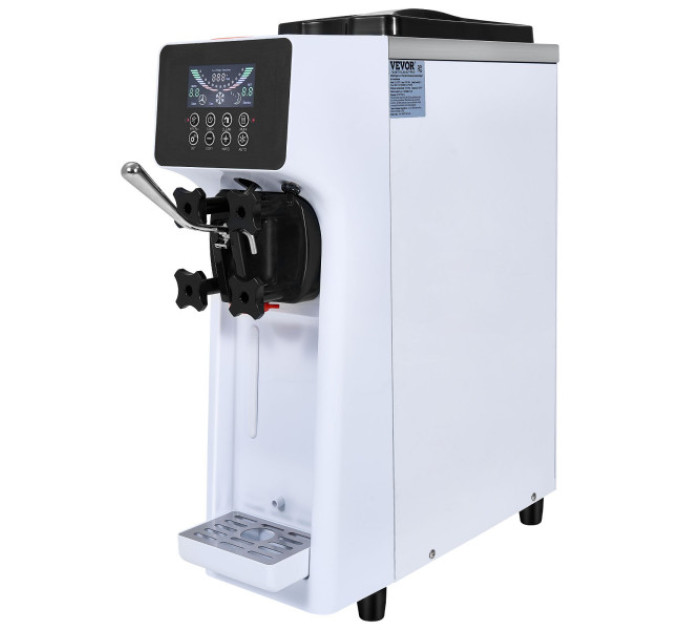 Комерційна морозивниця VEVOR BQL-9200STA, продуктивність 10 л/год, 900 Вт, один смак.