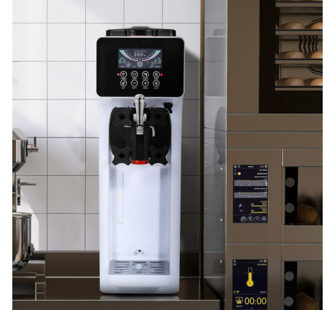 Комерційна морозивниця VEVOR BQL-9200STA, продуктивність 10 л/год, 900 Вт, один смак.