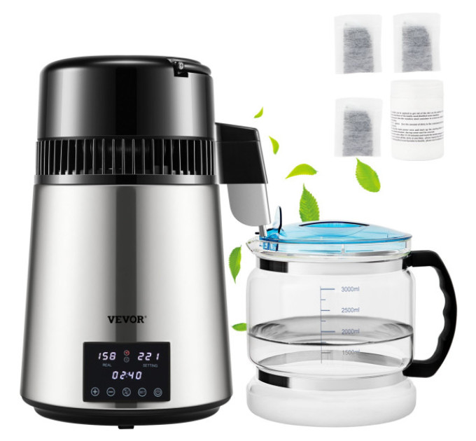  Дистилятор чистої води Vevor YMK40230 4л 220В