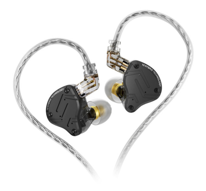 Дротові навушники KZ ZS10 Pro X, спорту без мікрофона
