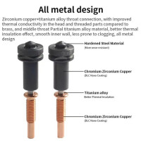 Загартована сталева насадка FYSETC 0,4 мм для екструдера E3D Revo Hotend