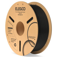Філамент ELEGOO PLA Black 1.75mm , екологічна паперова котушка, 1kg (50.203.0038)