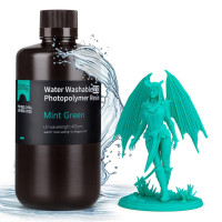 Фотополімерна смола для 3D принтера ELEGOO Water Washable Resin V2.0 1000G Mint Green
