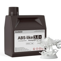 Фотополімерна смола для 3D принтера ELEGOO ABS-Like Resin V3.0+ 2000G White