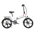 Складаний електричний мопед SAMEBIKE 20LVXD30-II, 20-дюймові шини, двигун 48 В 350 Вт - білий