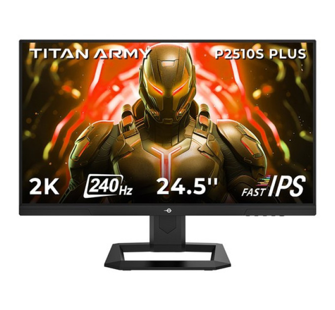 УЦІНКА! Ігровий монітор TITAN ARMY P2510S PLUS 24,5 дюйма, швидкий IPS-екран 2560*1440 16:9,  240 Гц