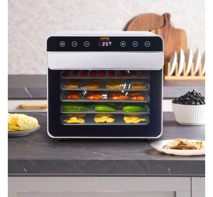 Дегідратор VEVOR SS-06A 700 Вт з нержавіючої сталі