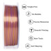 PLA-філамент Geeetech Dual Color Silk 1 кг - золотий та фіолетовий