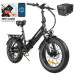 Складаний електровелосипед SAMEBIKE LOTDM200-II-FT, двигун 750 Вт, акумулятор 48 В 13 Аг