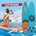 Дошка для веслування стоячи FunWater SUPFW41B 385*85*15 см синя