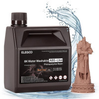 Фотополімерна смола для 3D принтера ELEGOO Water Washable ABS-Like Resin 8k 2000G Red Clay