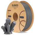 Філамент ELEGOO PLA Sparkle Dark Grey 1.75mm, екологічна паперова котушка, 1kg (50.203.0537)