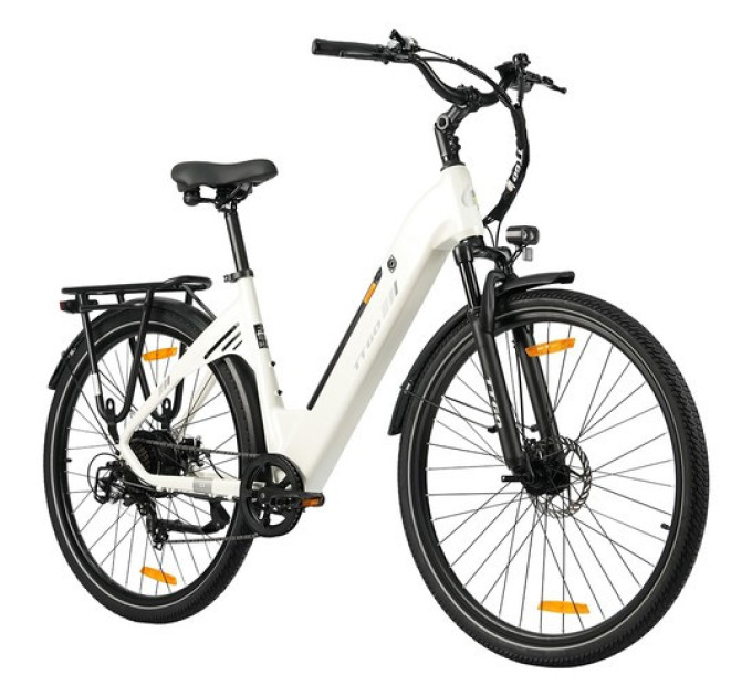 Електричний велосипед TTGO C3 SE, двигун 250 Вт, акумулятор 36 В 18 Аг - білий