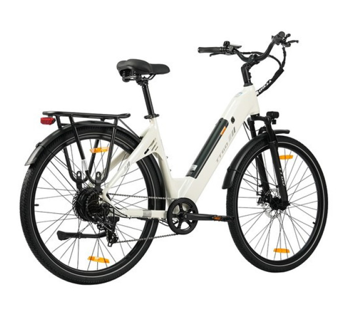 Електричний велосипед TTGO C3 SE, двигун 250 Вт, акумулятор 36 В 18 Аг - білий
