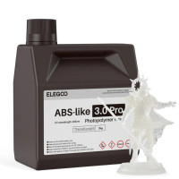 Фотополімерна смола для 3D принтера ELEGOO ABS-Like 3.0 pro resin 2000G Translucent