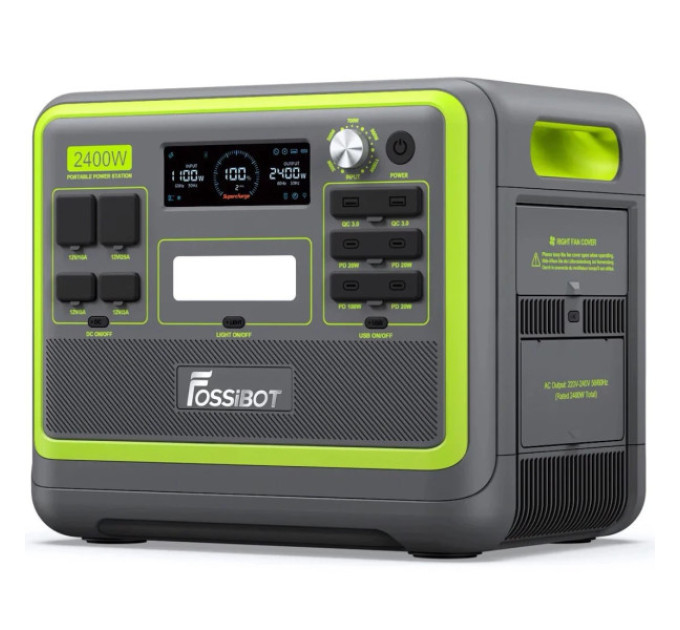 Зарядна станція Fossibot F2400 NEW (версія з Wi-Fi)